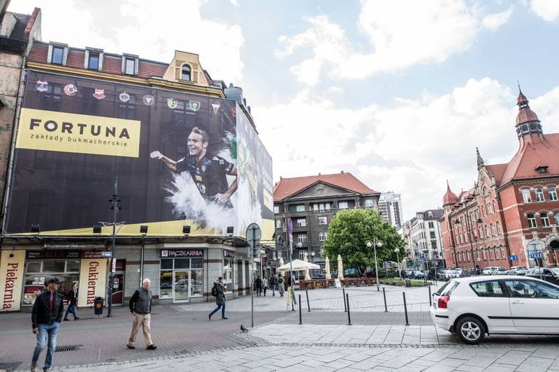 Football. Fortuna I Liga. Billboard. 08.05.2019