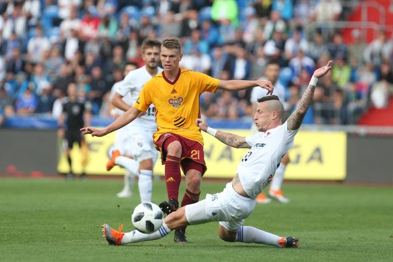 Football. Fortuna:Liga. Banik Ostrava - Dukla Praha. 25.08.2018