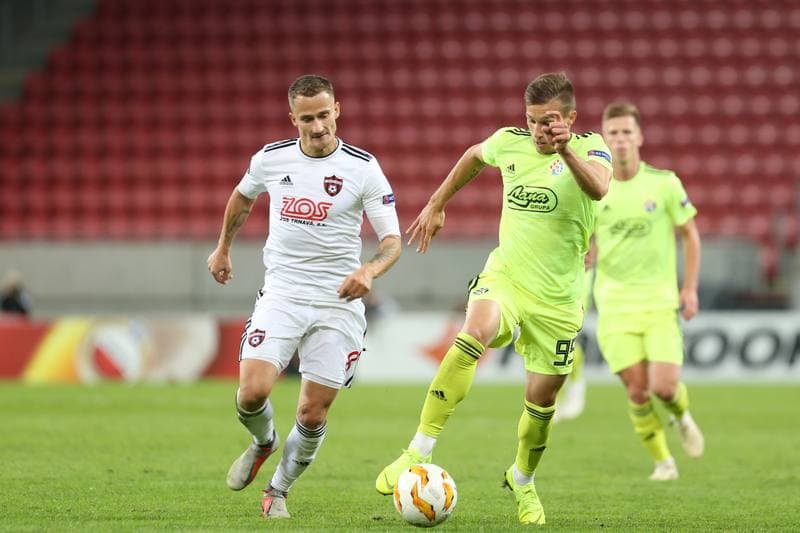 Football. UEFA Europa League. Spartak Trnava - Dinamo Zagreb. 25.10.2018