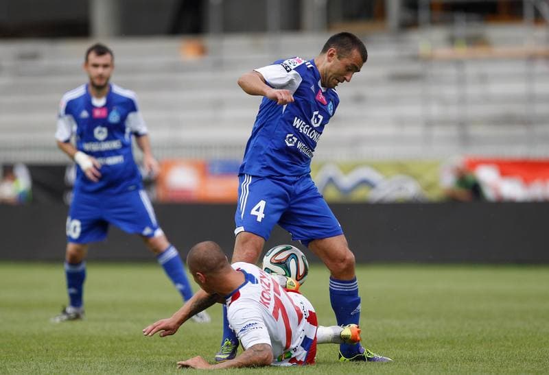 Football. T-Mobile Ekstraklasa. Podbeskidzie Bielsko Biala - Ruch Chorzow. 03.08.2014