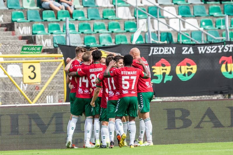 Football. Fortuna I Liga. Zaglebie Sosnowiec - Miedz Legnica. 17.08.2019