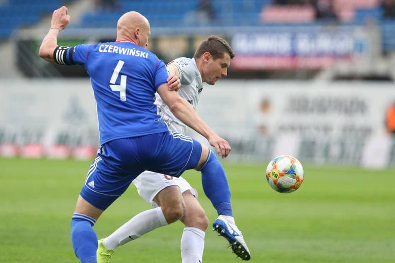Football. Lotto Ekstraklasa. Piast Gliwice - Zaglebie Lubin. 23.04.2019