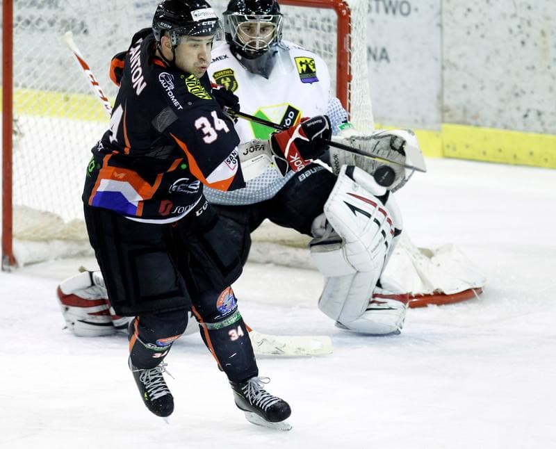 Ice Hockey. Polska Hokej Liga. Naprzod Janow - Ciarko KH Sanok. 14.12.2014