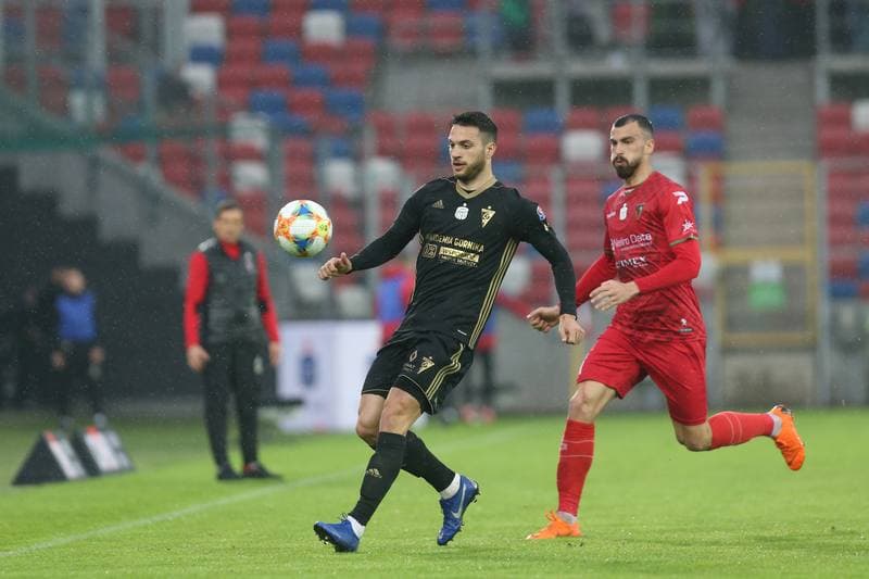 Football. Lotto Ekstraklasa. Gornik Zabrze - Zaglebie Sosnowiec. 29.04.2019