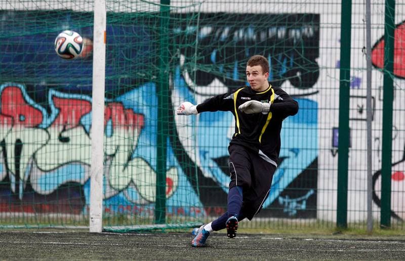 Football. Polish First League. GKS Belchatow - GKS Katowice. 05.09.2015
