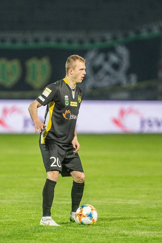 Football. Fortuna I Liga. GKS 1962 Jastrzebie - LKS Lodz. 04.05.2019