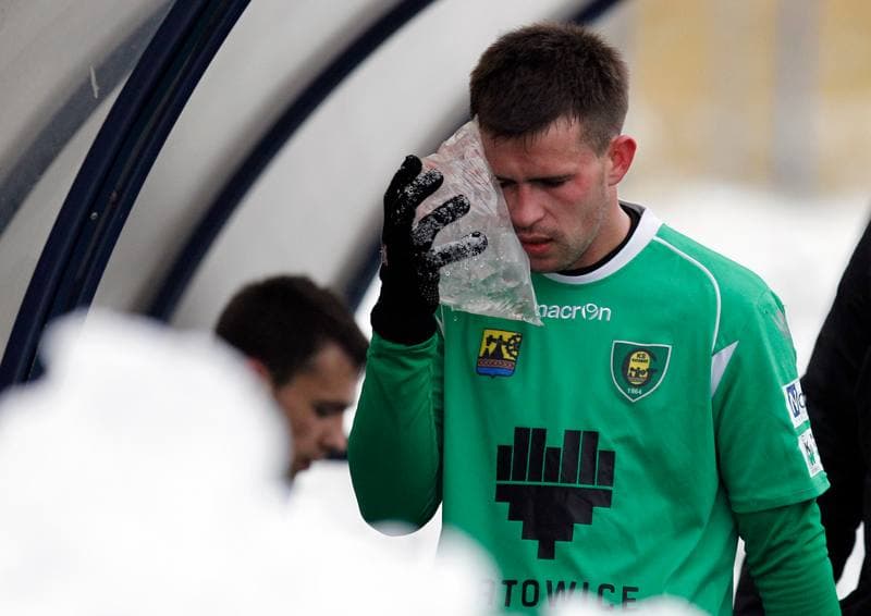Football. Friendly Match. GKS Katowice - MFK Karvina. 06.02.2015