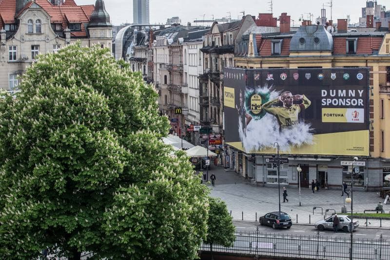 Football. Fortuna I Liga. Billboard. 08.05.2019