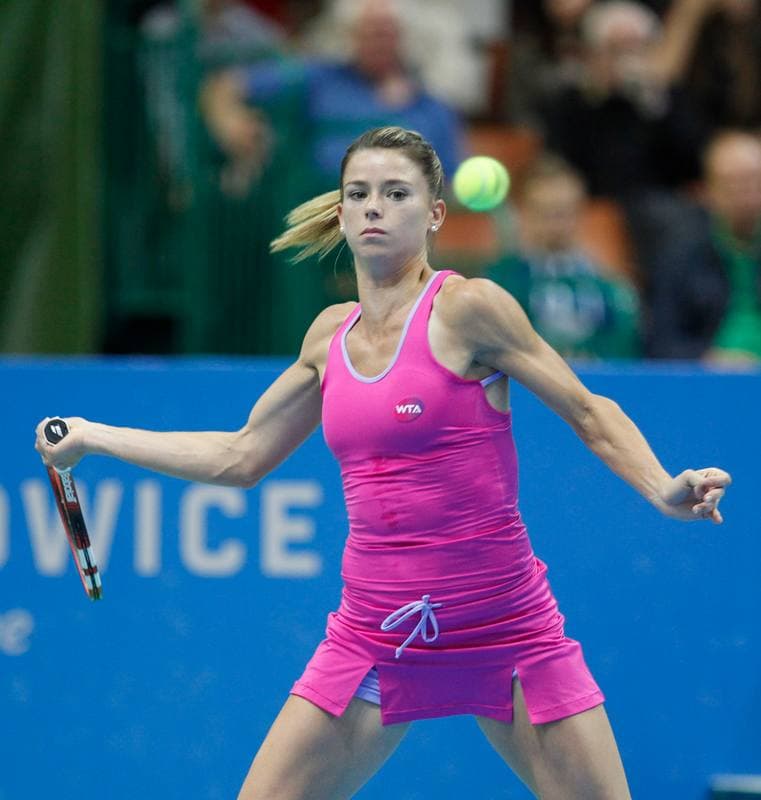 Tennis. Katowice Open. Agnieszka Radwanska - Yanina Wickmayer. 07.04.2015