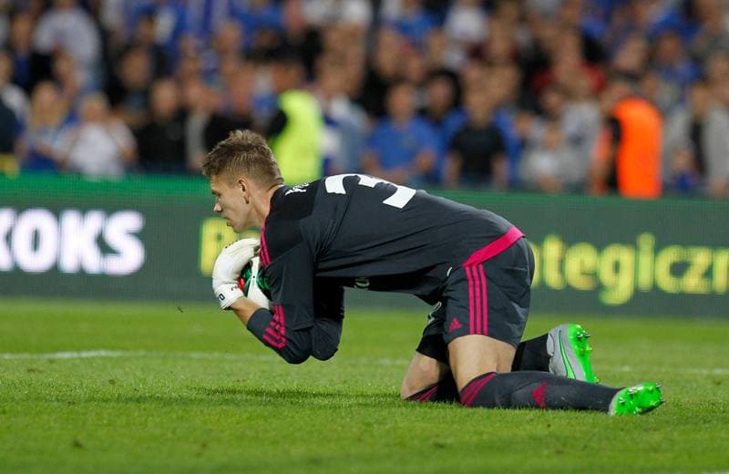 Football. T-Mobile Ekstraklasa. Ruch Chorzow - Gornik Zabrze. 04.10.2014