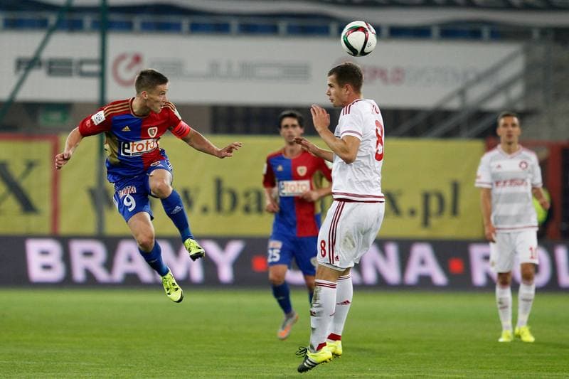 Football. PKO BP Ekstraklasa. Piast Gliwice - Wisla Krakow. 03.10.2015