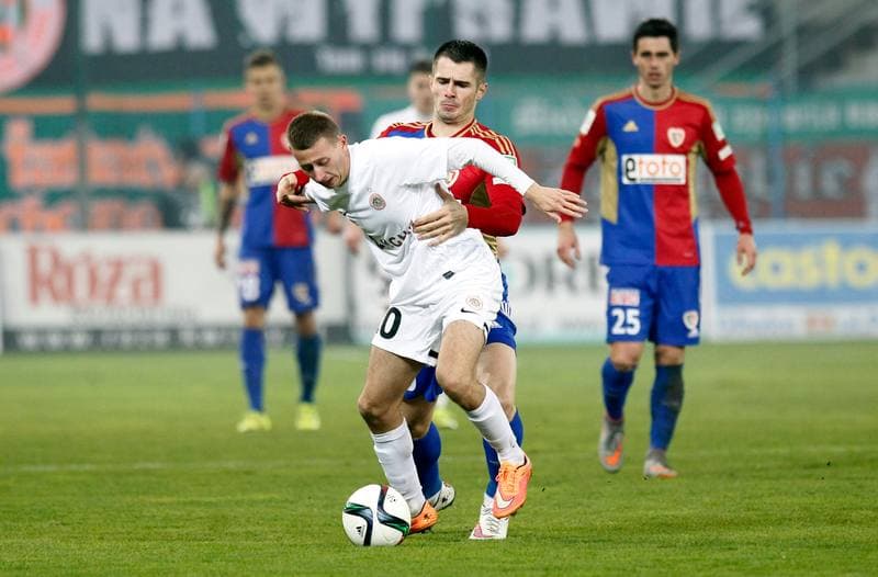Football. PKO BP Ekstraklasa. Piast Gliwice - Zaglebie Lubin. 31.10.2015
