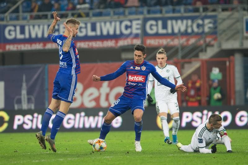 Football. PKO BP Ekstraklasa. Piast Gliwice - Slask Wroclaw. 30.11.2019