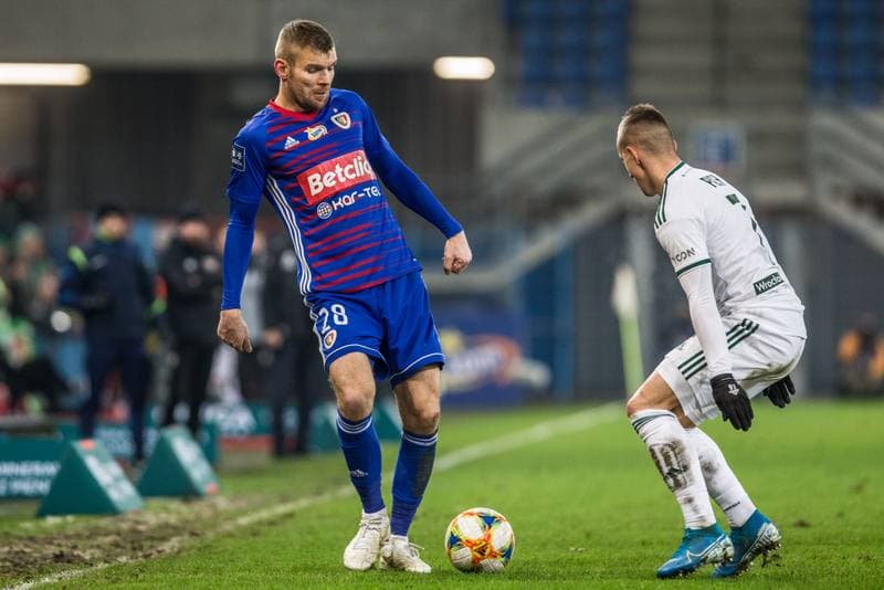 Football. PKO BP Ekstraklasa. Piast Gliwice - Slask Wroclaw. 30.11.2019