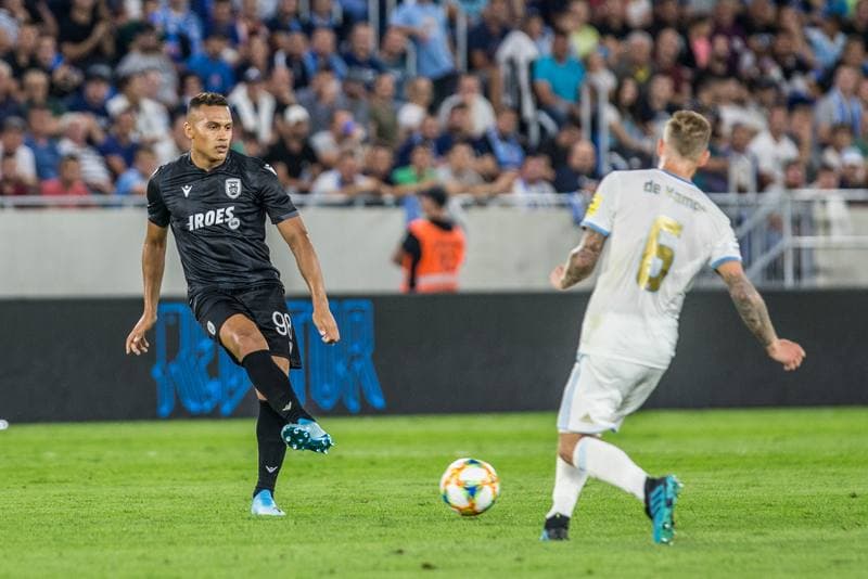 Football. UEFA Europa League. Slovan Bratislava - PAOK FC. 22.08.2019