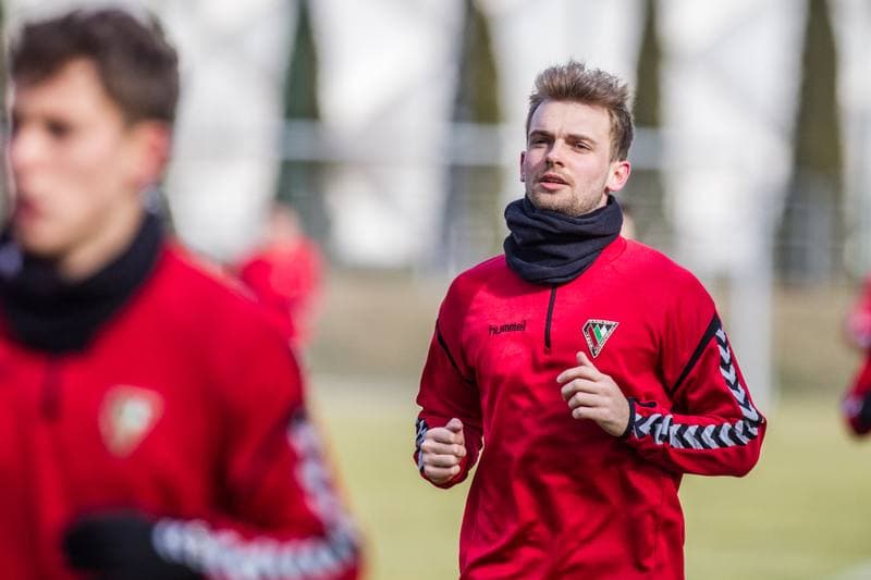 Football. Zaglebie Sosnowiec. Training. 20.02.2020