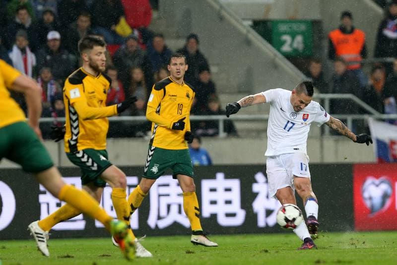 Football. World Cup Qualifiers. Slovakia - Lithuania. 11.11.2016