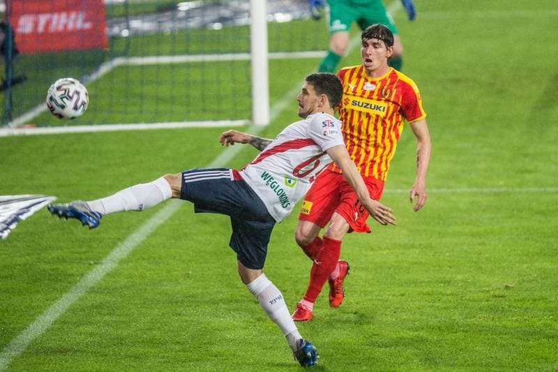 Football. PKO BP Ekstraklasa. Gornik Zabrze - Korona Kielce. 19.06.2020