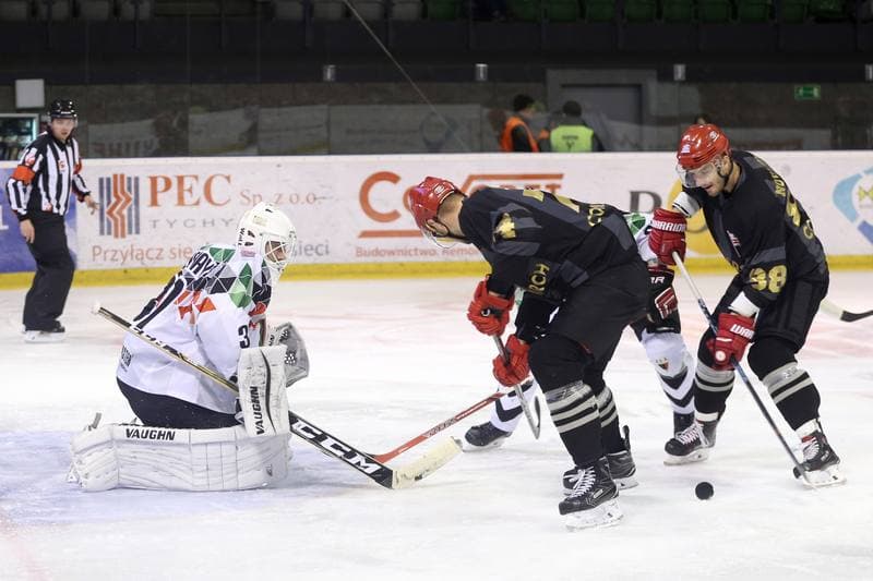 Ice Hockey. Polska Hokej Liga. GKS Tychy - Comarch Cracovia. 25.10.2017