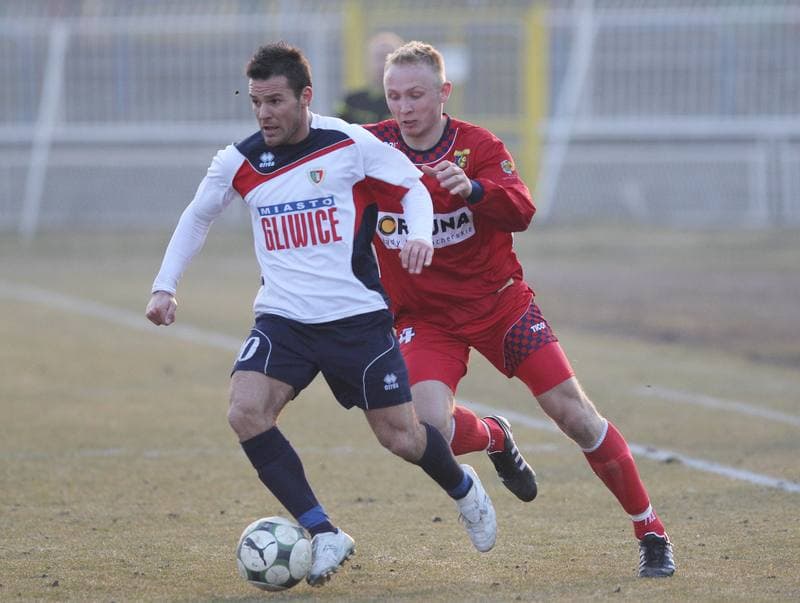 Football. I liga. Piast Gliwice - Odra Wodzislaw Slaski. 05.03.2011