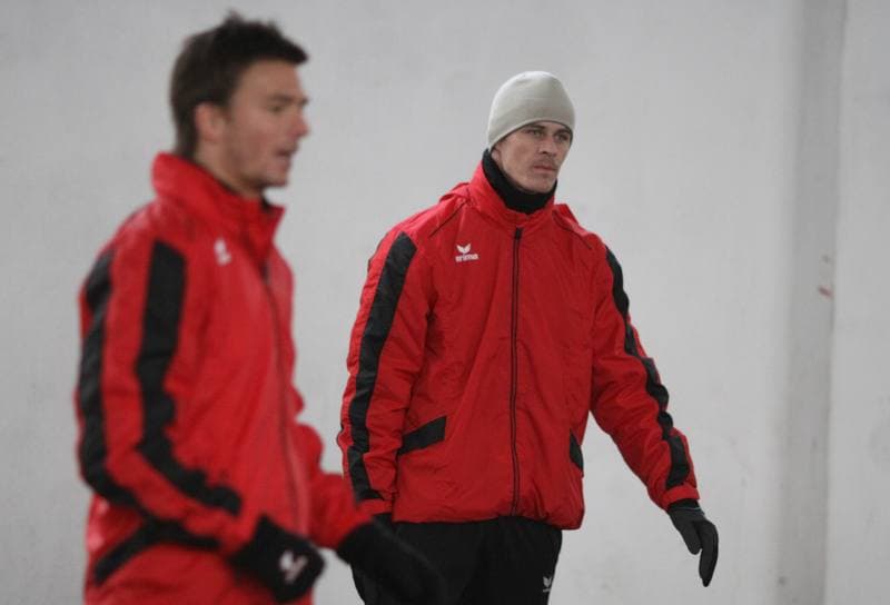 Football. Gornik Zabrze. Training. 11.01.2011