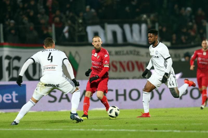 Football. Lotto Ekstraklasa. Zaglebie Sosnowiec - Legia Warsaw. 20.12.2018