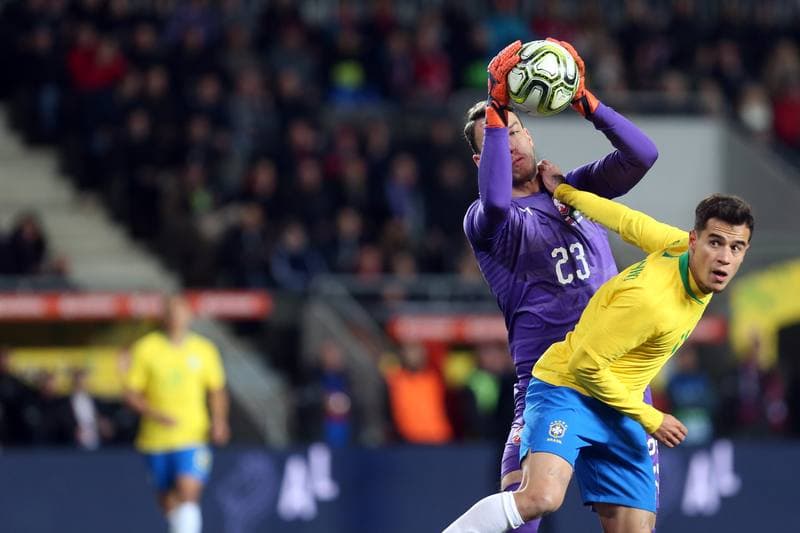 Football. International Friendly. Czech Republic - Brazil. 26.03.2019