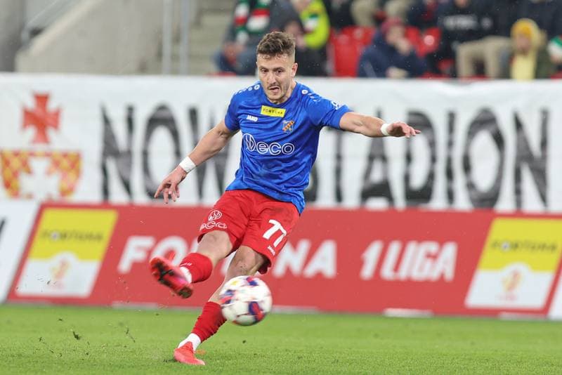 Football. Fortuna I Liga. Zaglebie Sosnowiec - Odra Opole. 10.03.2024