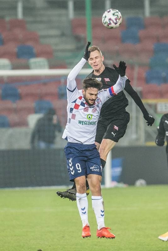 Football. PKO BP Ekstraklasa. Gornik Zabrze - Cracovia Krakow. 12.12.2020