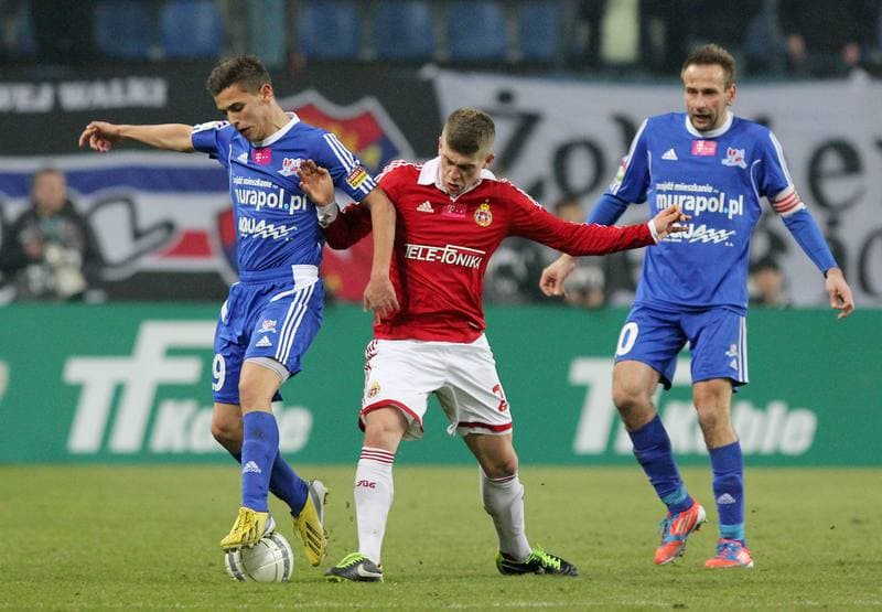 Football. T-Mobile Ekstraklasa. Wisla Krakow - Podbeskidzie Bielsko-Biala. 04.03.2013