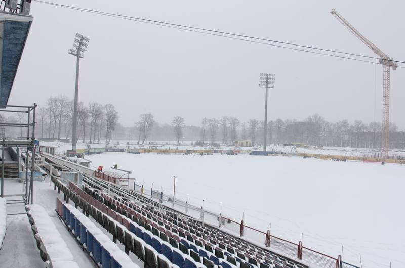Football. Gornik Zabrze. Training. 15.02.2012