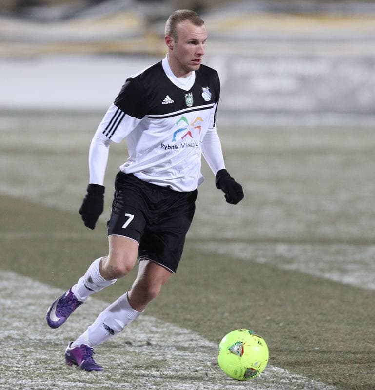 Football. II liga - grupa zachodnia. Energetyk ROW Rybnik - Chojniczanka Chojnice. 15.03.2013