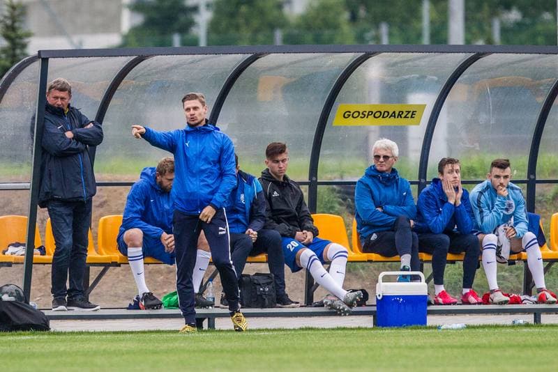Football. Sparing. LKS Goczalkowice Zdroj - Wieczysta Krakow. 11.07.2020