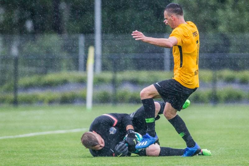 Football. Sparing. LKS Goczalkowice Zdroj - Wieczysta Krakow. 11.07.2020