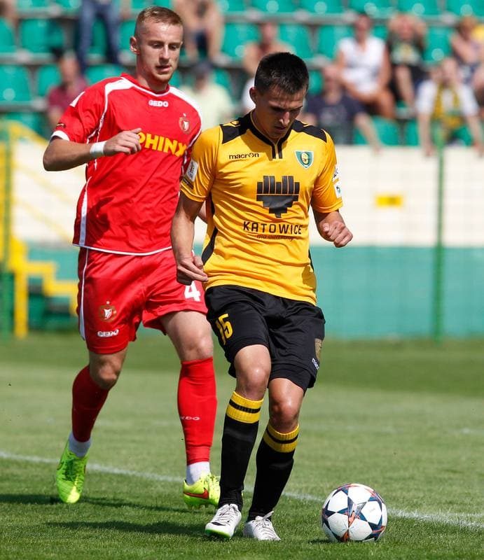 Football. I Liga. GKS Katowice - Widzew Lodz. 02.08.2014