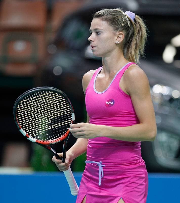 Tennis. Katowice Open. Agnieszka Radwanska - Yanina Wickmayer. 07.04.2015