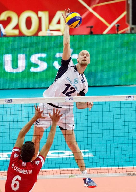 Volleyball. FIVB Men's World Championship. Tunisia - Finland. 07.09.2014