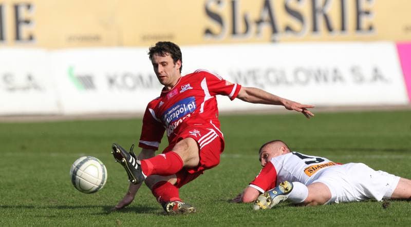 Football. T-Mobile Ekstraklasa. Gornik Zabrze - Podbeskidzie Bielsko-Biala. 27.04.2012