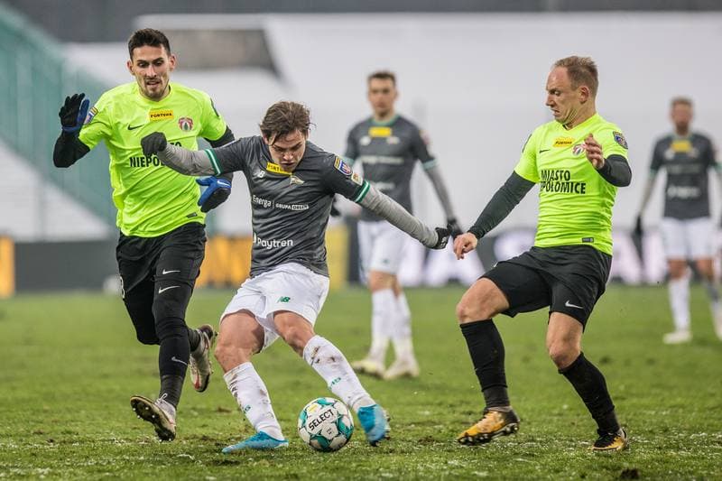 Football. Fortuna Puchar Polski. Puszcza Niepolomice - Lechia Gdansk. 09.02.2021