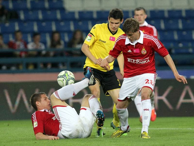 Football. T-Mobile Ekstraklasa. Wisla Krakow - Widzew Lodz. 26.04.2013