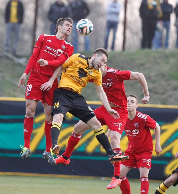 Football. I Liga. GKS Katowice - Bytovia Bytow. 11.04.2015