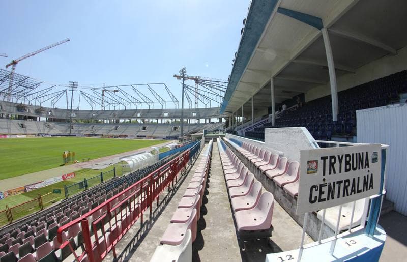 Football. T-Mobile Ekstraklasa. Gornik Zabrze - stadion. 16.05.2013