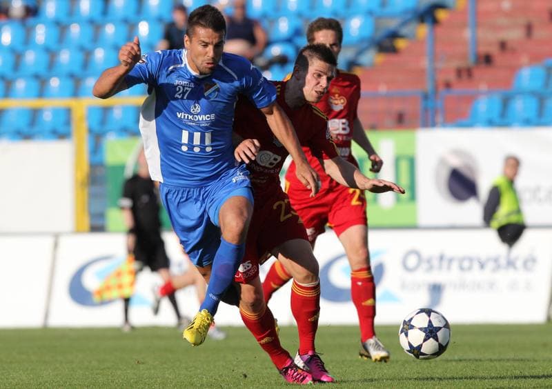 Football. Gambrinus Liga. Banik Ostrava - Dukla Praga. 22.05.2013