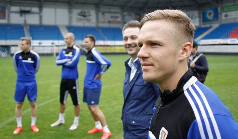 Football. Piast Gliwice. Press Conference. 27.05.2015
