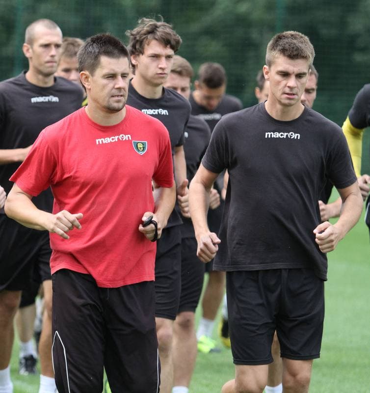 Football. GKS Katowice. Training. 22.08.2013