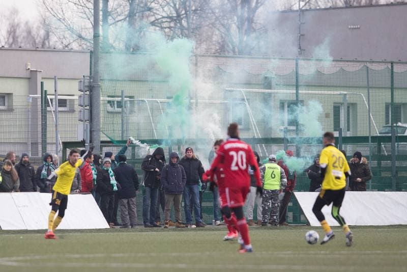 Football. Sparing. MFK Karvina - Gornik Zabrze. 13.01.2018