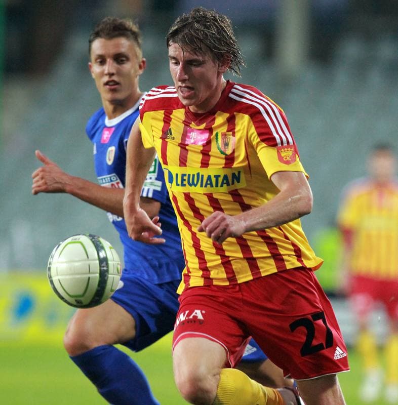 Football. T-Mobile Ekstraklasa. Korona Kielce - Piast Gliwice. 26.09.2014