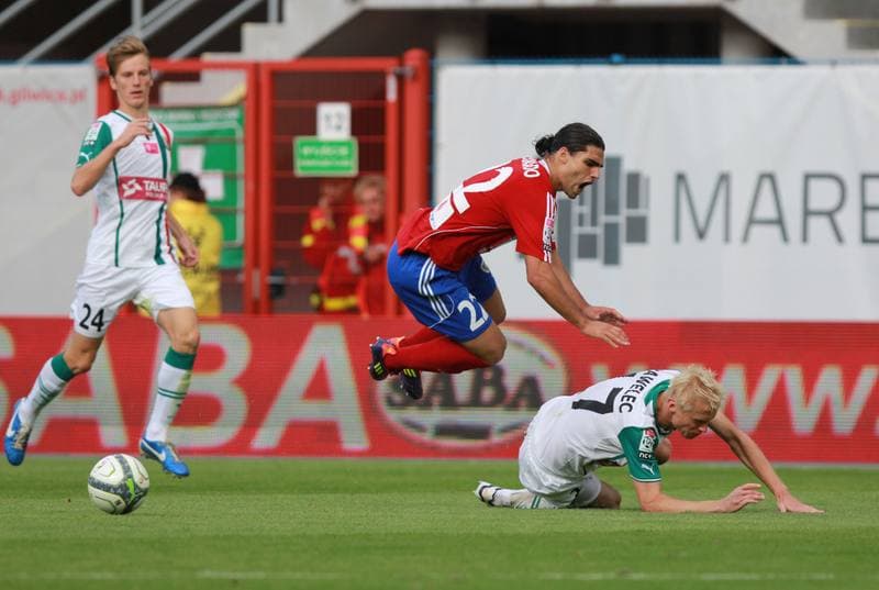 Football. T-Mobile Ekstraklasa. Piast Gliwice - Slask Wroclaw. 01.09.2013
