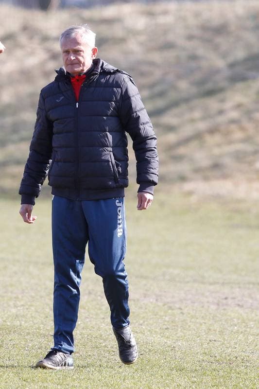 Football. Piast Gliwice. Training. 08.03.2017