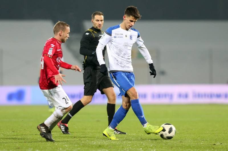 Football. Lotto Ekstraklasa. Zaglebie Sosnowiec - Lech Poznan. 16.12.2018